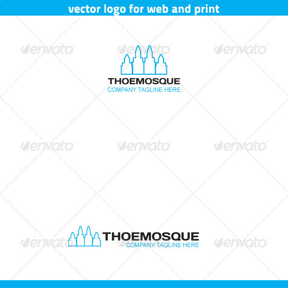 Mosque Logo Template - Buildings Logo Templates