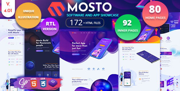 Mosto - app - ThemeForest 27262804