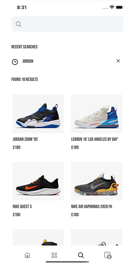 React Native Woocommerce - Nike Mobile App Template by godcrypto ...