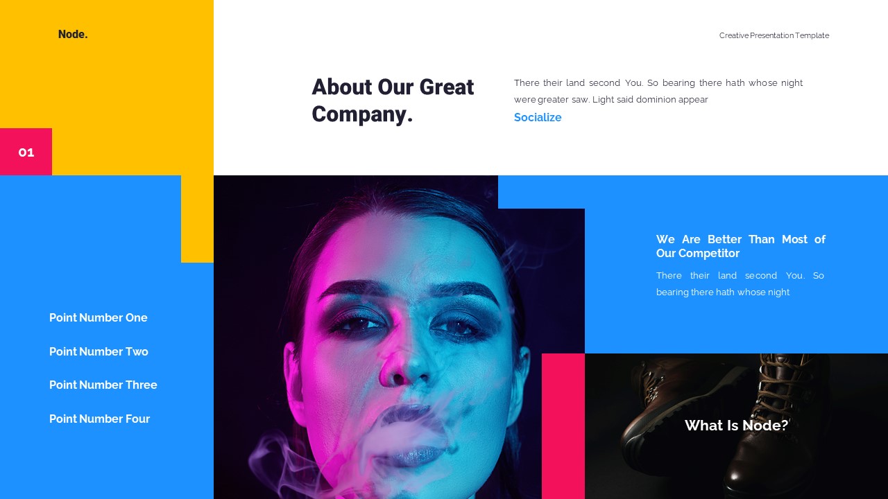 Node Creative PowerPoint Template, Presentation Templates | GraphicRiver