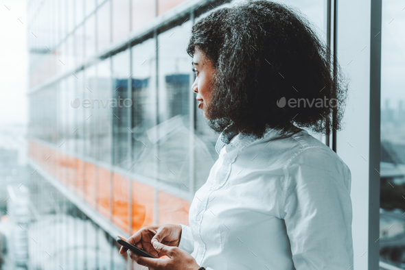An African-American businesswoman - Stock Photo - Images