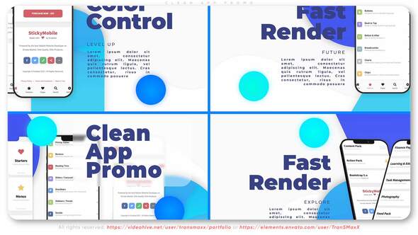 Clean App Promo - VideoHive 31401325