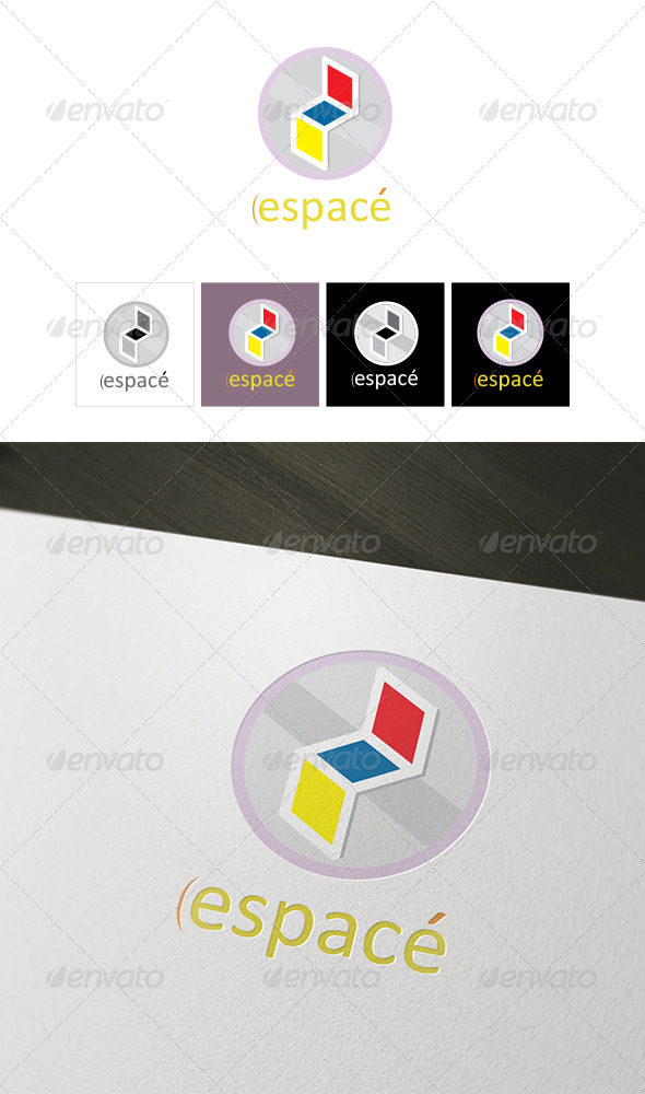 Espace Logo Template - Vector Abstract