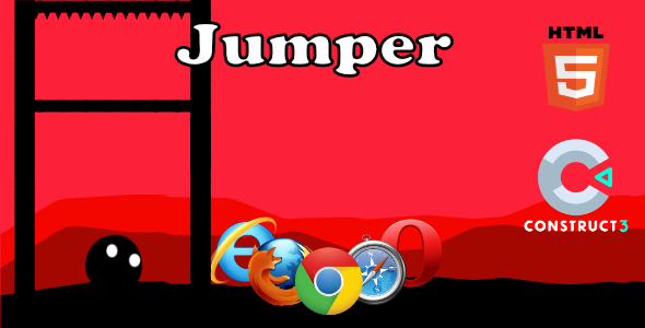 Jumper - HTML5 Game (With Construct 3 All Source-code .c3p)