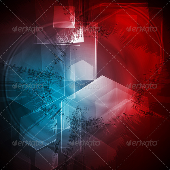 Grunge tech design - Backgrounds Decorative