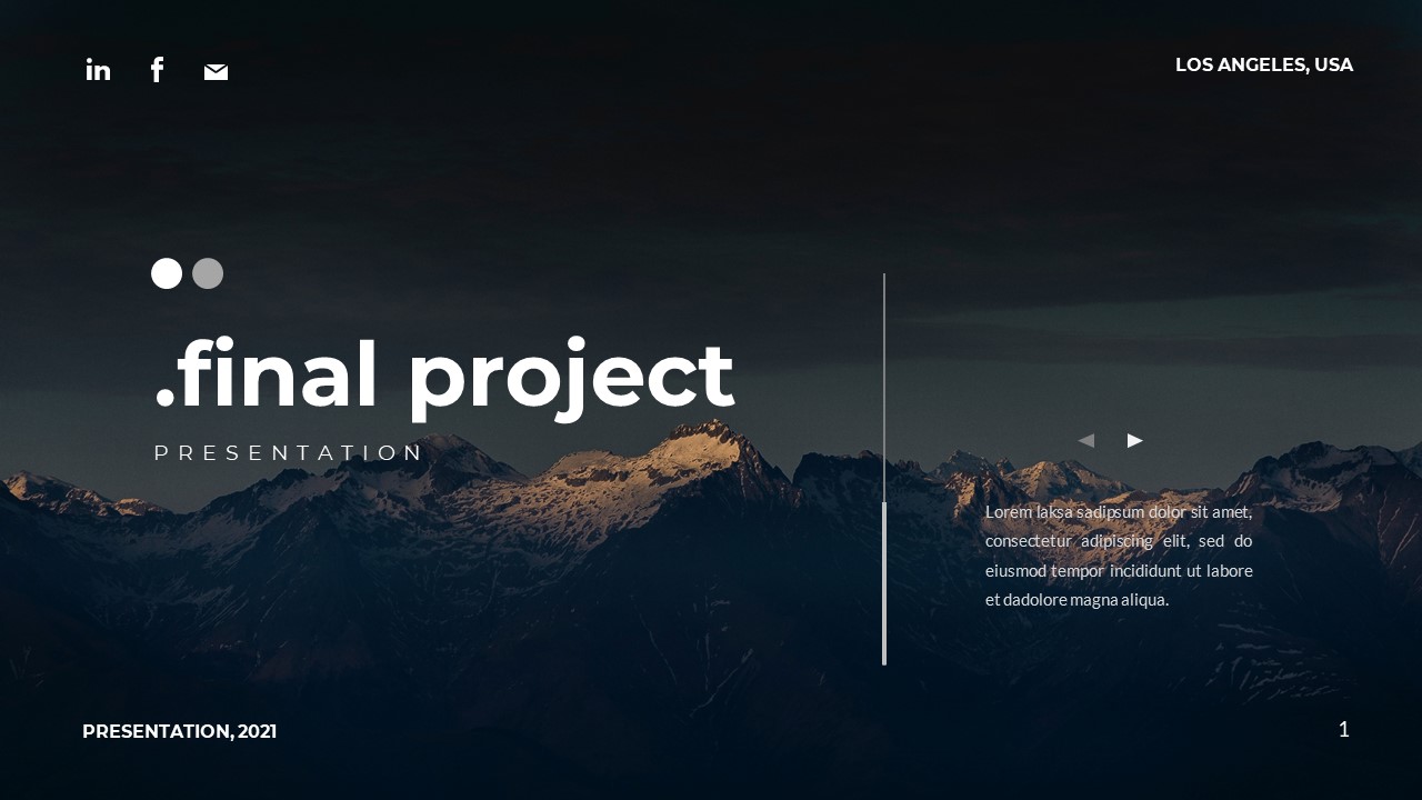 Final Project - Company Business Presentation Powerpoint Template ...