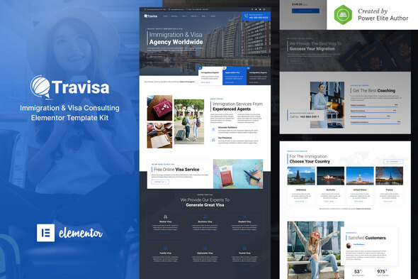 Travisa - ImmigrationVisa - ThemeForest 31422207