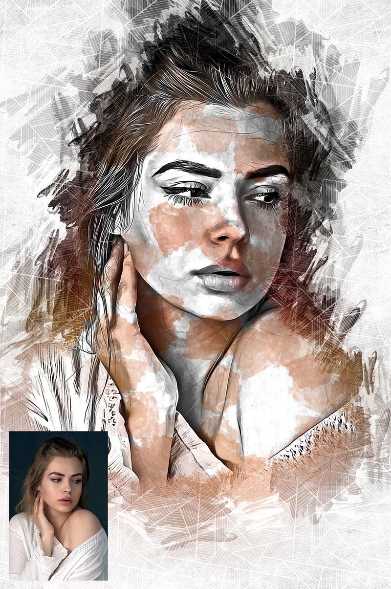Drawing Paint[Photoshop][Action][31259536]