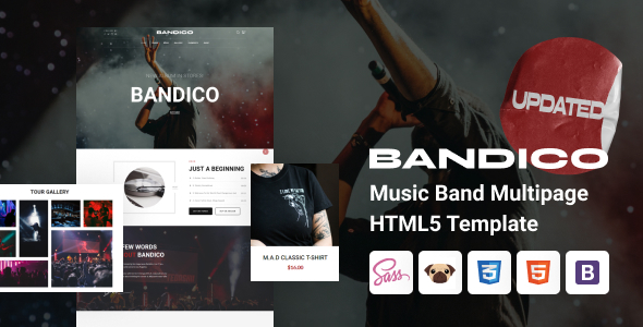 Bandico - HTML5 - ThemeForest 29000155