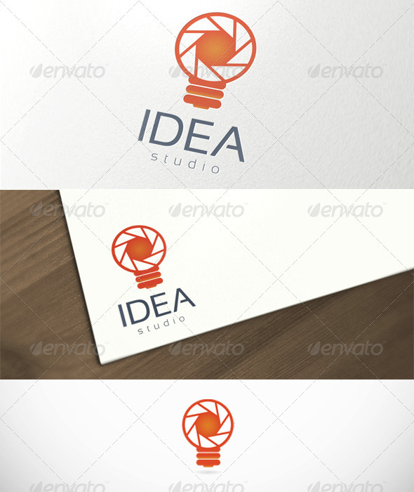 Idea Studio Photography Logo Template - Symbols Logo Templates