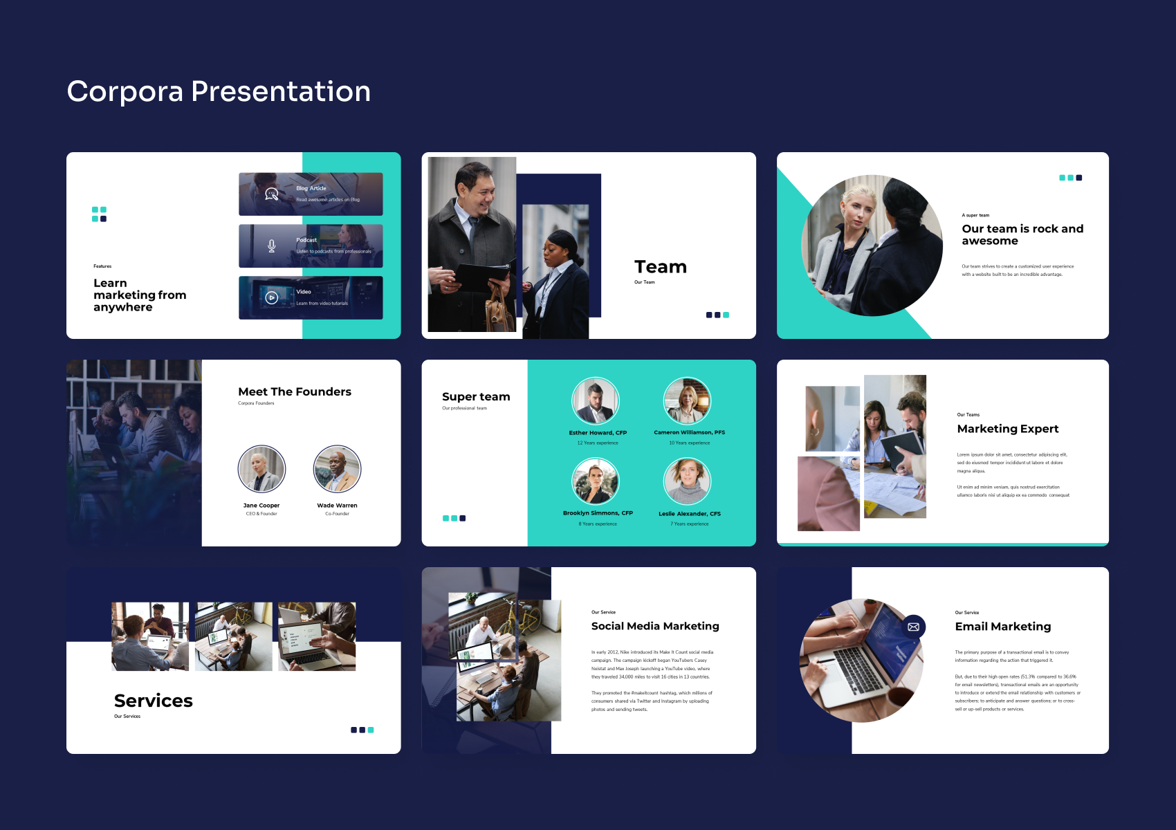 Corpora - Corporate Keynote Presentation, Presentation Templates ...