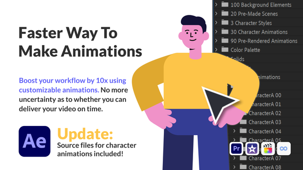 Character Animation Pack - VideoHive 30222701