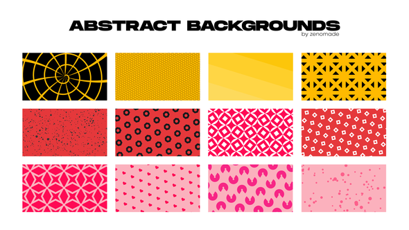 Abstract Backgrounds Pack - VideoHive 31434396