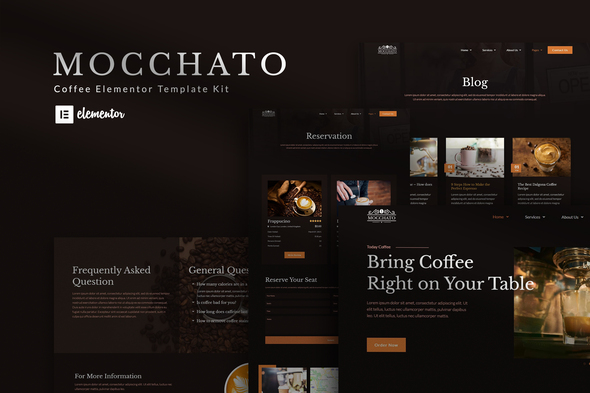 Mocchato - Coffee - ThemeForest 31421450