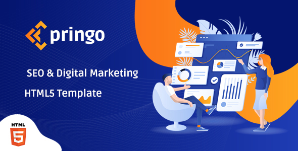 Extraordinary Pringo - Digital Marketing Bootstrap 5 Template