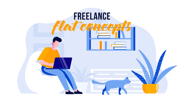 Freelance - Flat Concept