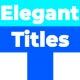 Elegant Title - VideoHive Item for Sale