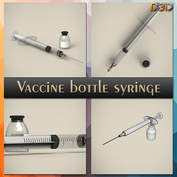 Vaccine bottle and - 3Docean 31449977