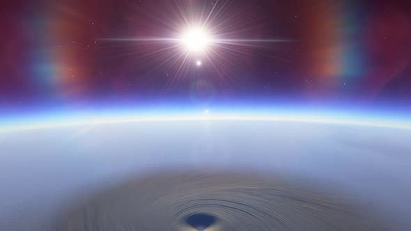 Space Background - Rocky Exoplanet alt