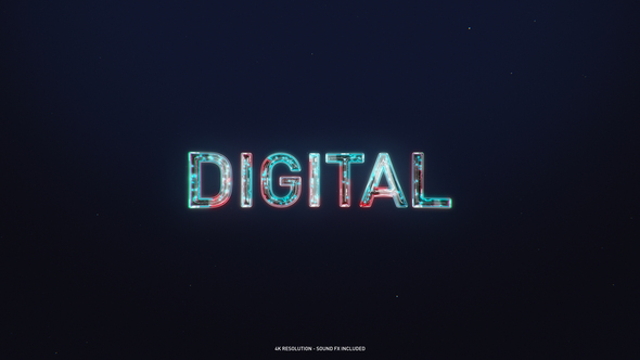 Digital Logo Reveal - VideoHive 31442252