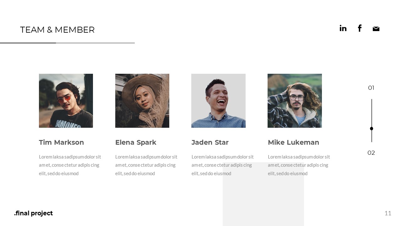 Final Project - Company Business Presentation Keynote Template ...