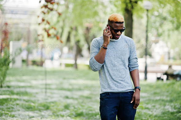 Fashionable black guy - Stock Photo - Images