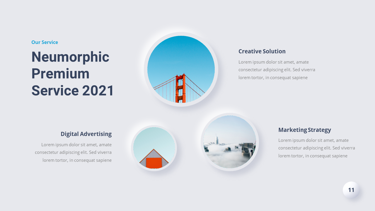 Neumorphic Business Presentation Google Slides Template, Presentation ...