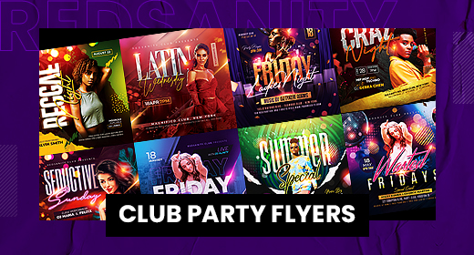 All Club Party Flyers