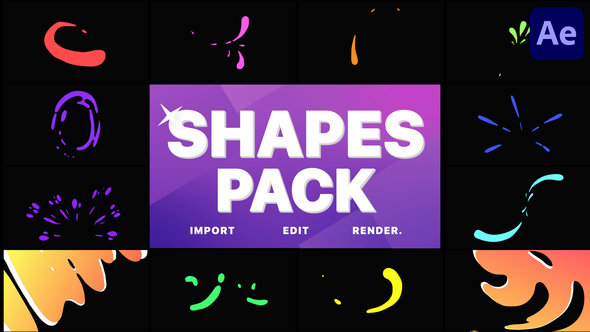 Liquid Shapes Pack - VideoHive 31462028