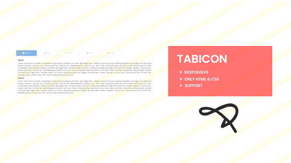 Tabicon - Tabs - CodeCanyon 19325500