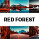 20 Red Forest Lightroom Presets & LUTs