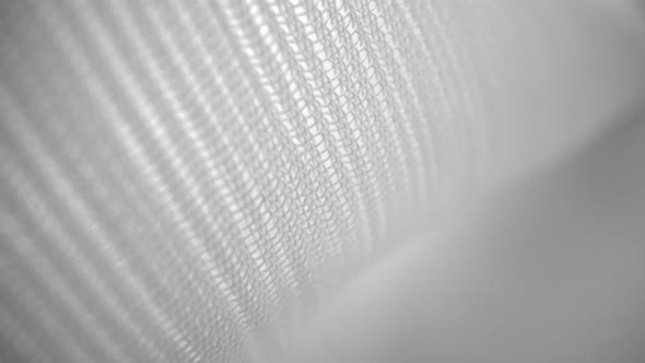 Shiny Net Cloth Flowing Texture Dolly Shot in Close Up View Macro alt