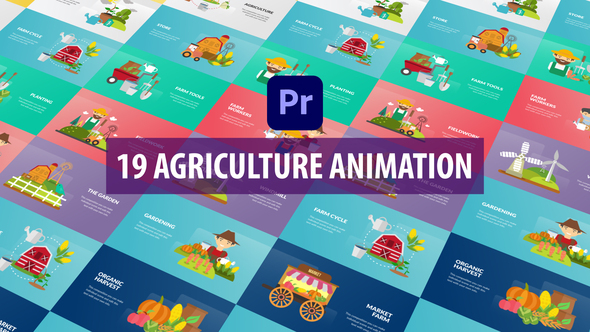 Agriculture Animation | Premiere Pro MOGRT