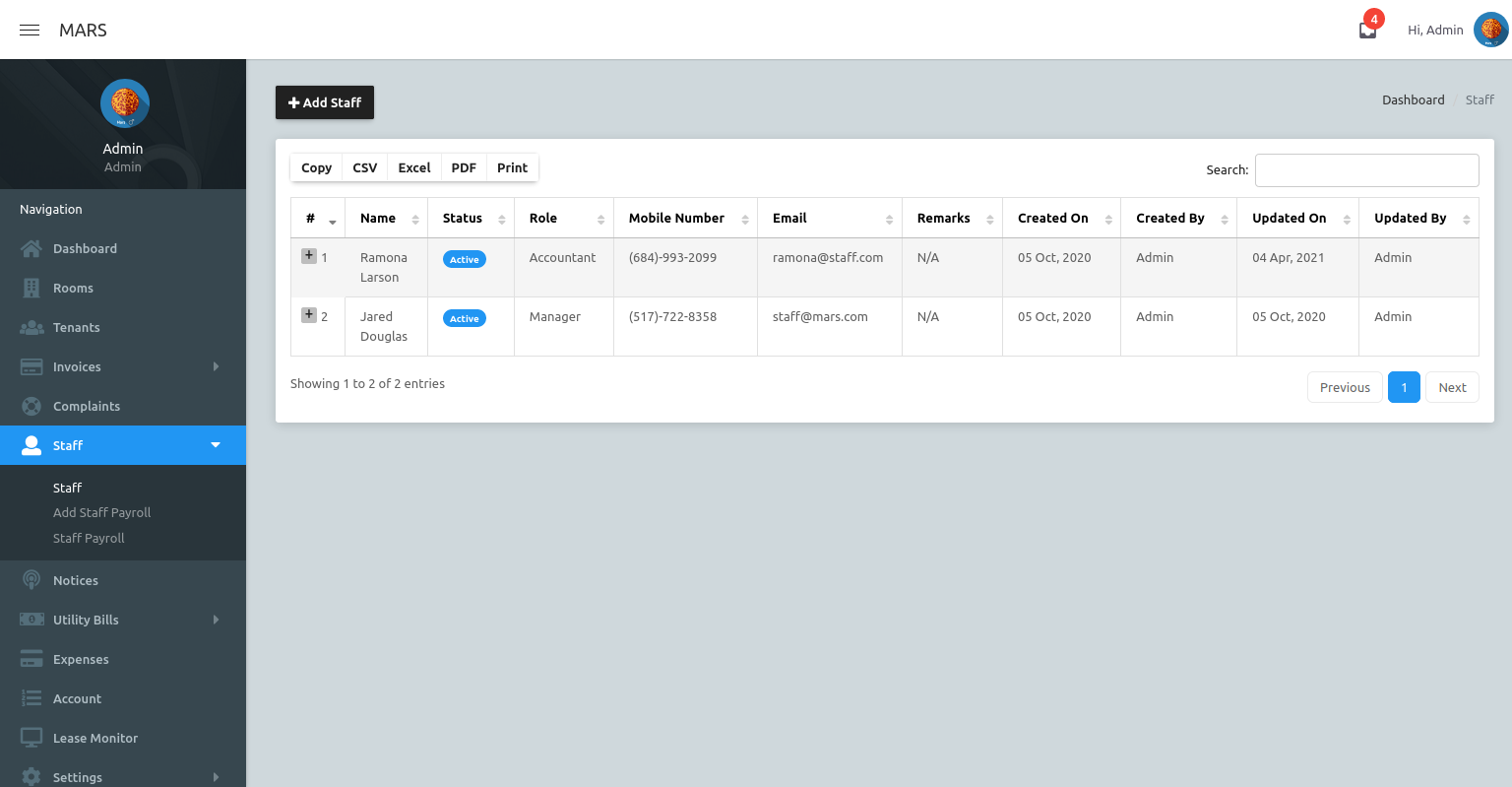 Mars | Room Management System by t1m9m | CodeCanyon