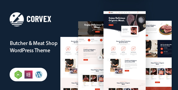 Corvex - Meat Shop WordPress Theme