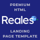 Reales - Real Estate & Property Listing HTML Landing Page Template