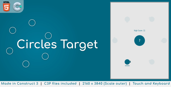Circles Target - HTML5 Casual Game