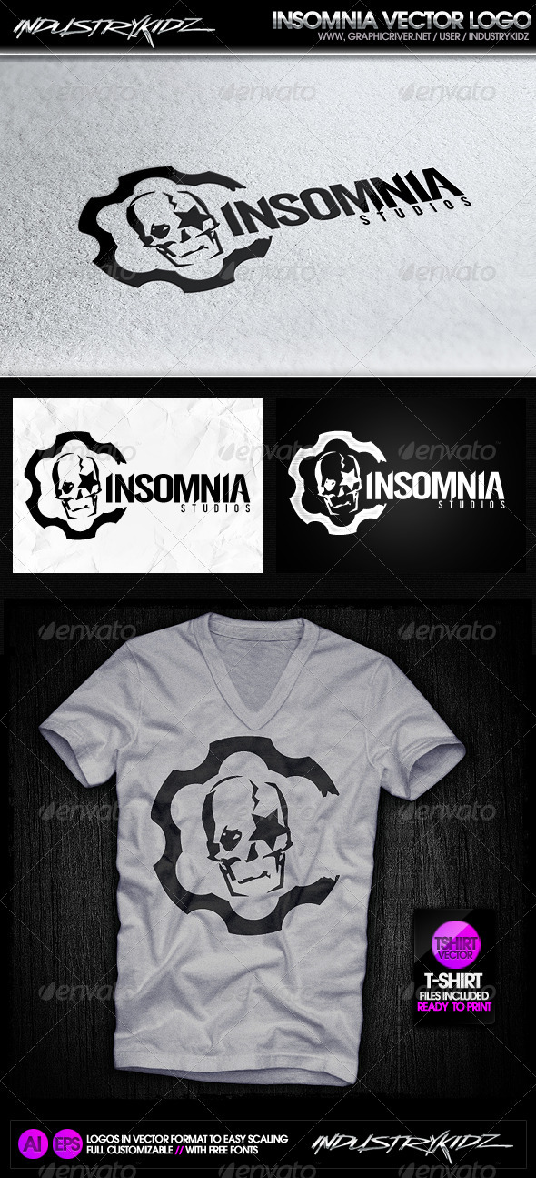 Insomnia Studios Logo - Symbols Logo Templates