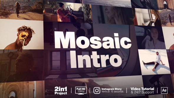 Mosaic Intro - VideoHive 31496131