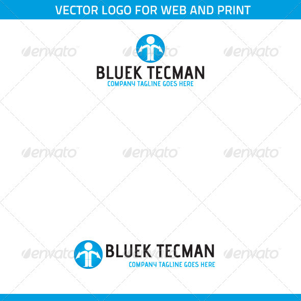 Bluek Tecman Logo Template. - Symbols Logo Templates