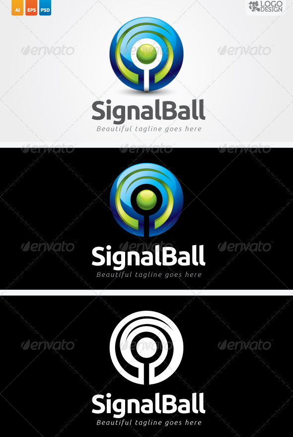 Signal Ball - 3d Abstract