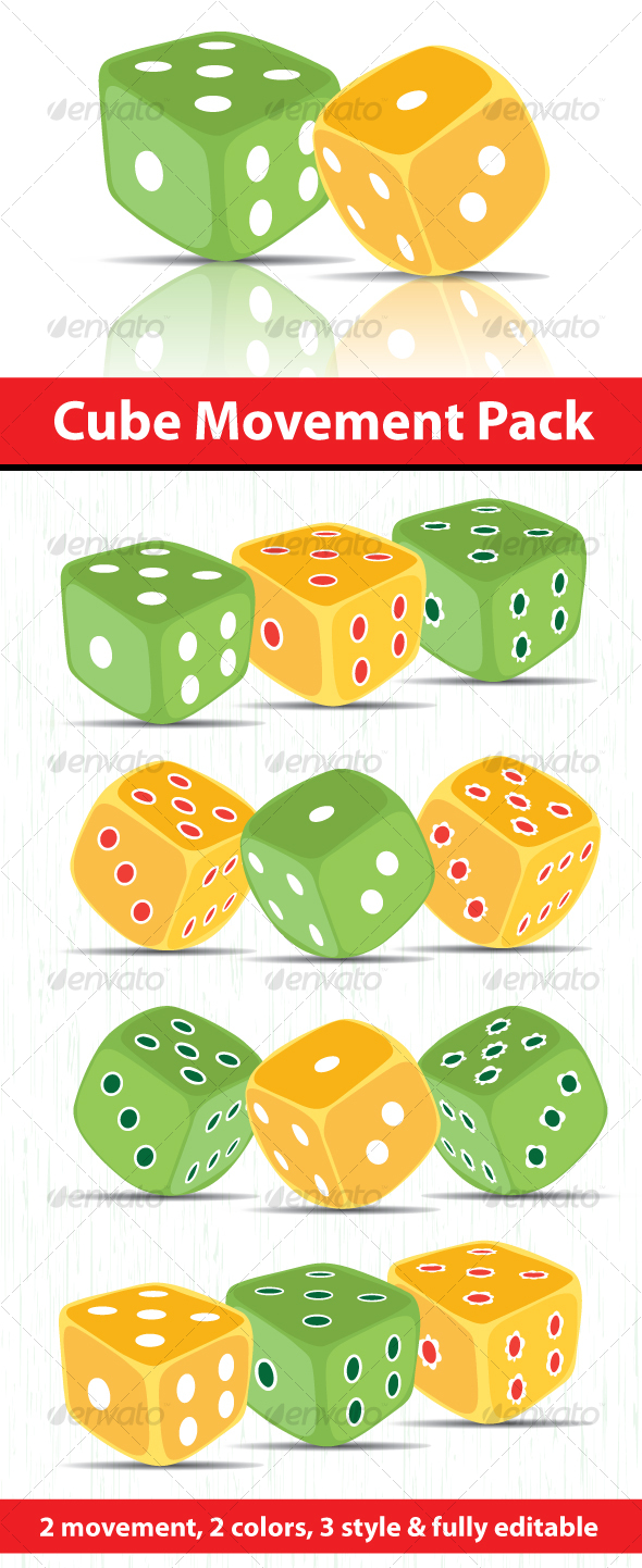 Dice Game Cube Pack - Man-made Objects Objects