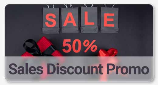 Sales Discount or New Arrival Promo