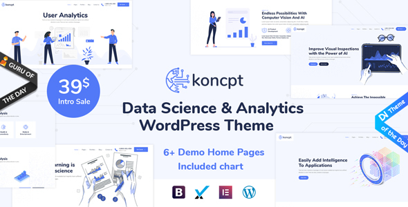koncpt - Data Science & Analytics WordPress Theme
