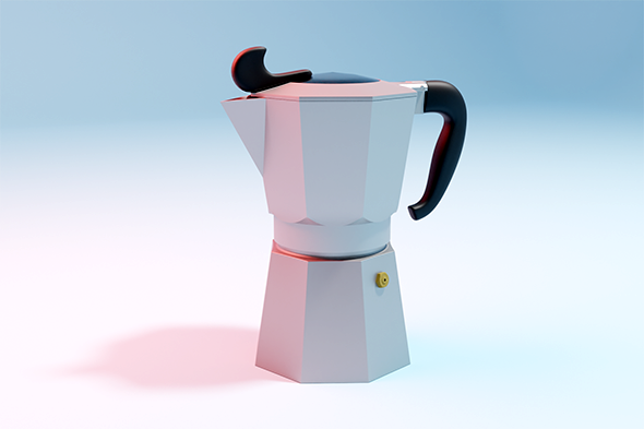 Moka Coffee Pot - 3Docean 31517890
