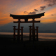 Famous floating torii at dusk - PhotoDune Item for Sale