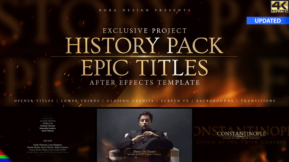 History Pack 4K - VideoHive 30240661