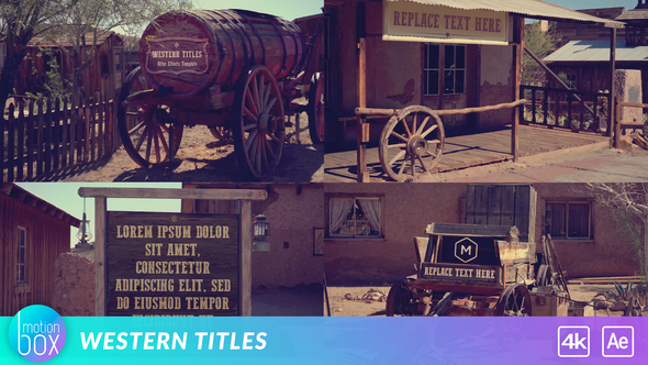 Western Titles - VideoHive 31520019