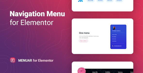 Menuar – Navigation Menu for Elementor