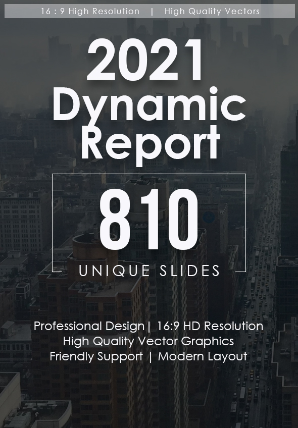 2021 Dynamic Report Keynote Templates Bundle